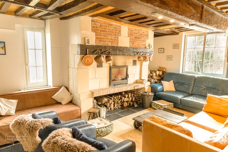 Chambres Hotes Calvados 14 Domaine 55 couch., piscine chauffée, grande salle